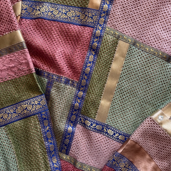 Vintage Midnight Velvet patchwork jacket sz XL - Picture 10 of 10